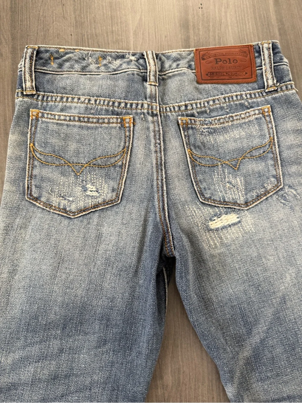 Polo Ralph Lauren Astor Slim Boyfriend Jeans girls size 7 NWOT $155